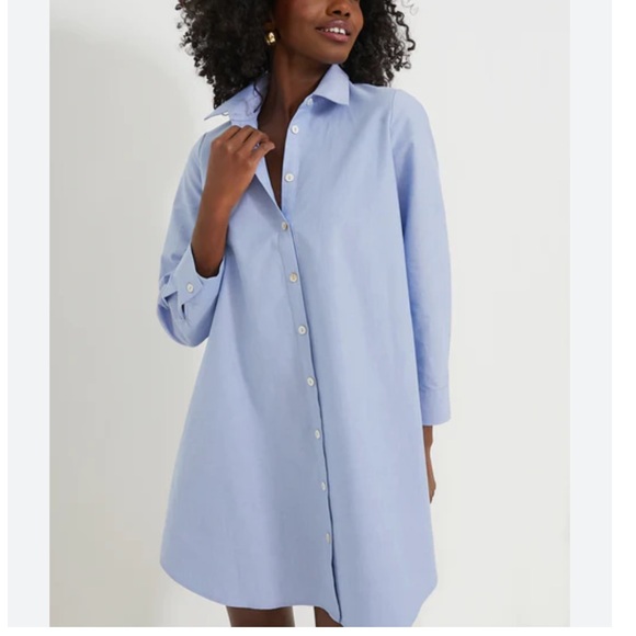 Tuckernuck Dresses & Skirts - TUCKERNUCK Chambray Harris Shirt Dress Pomander Place NWT Size M